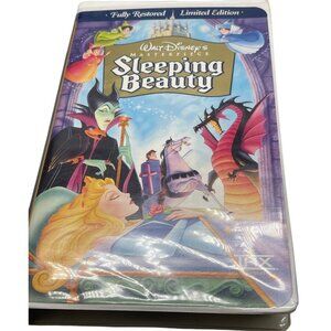 vintage Walt Disney's Sleeping Beauty VHS tape rated G English READ